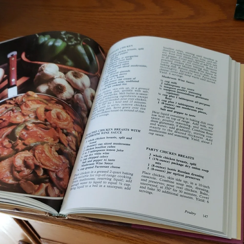 Vtg Southern Living Quick & Easy Cookbook- Menus, Recipes & Tips